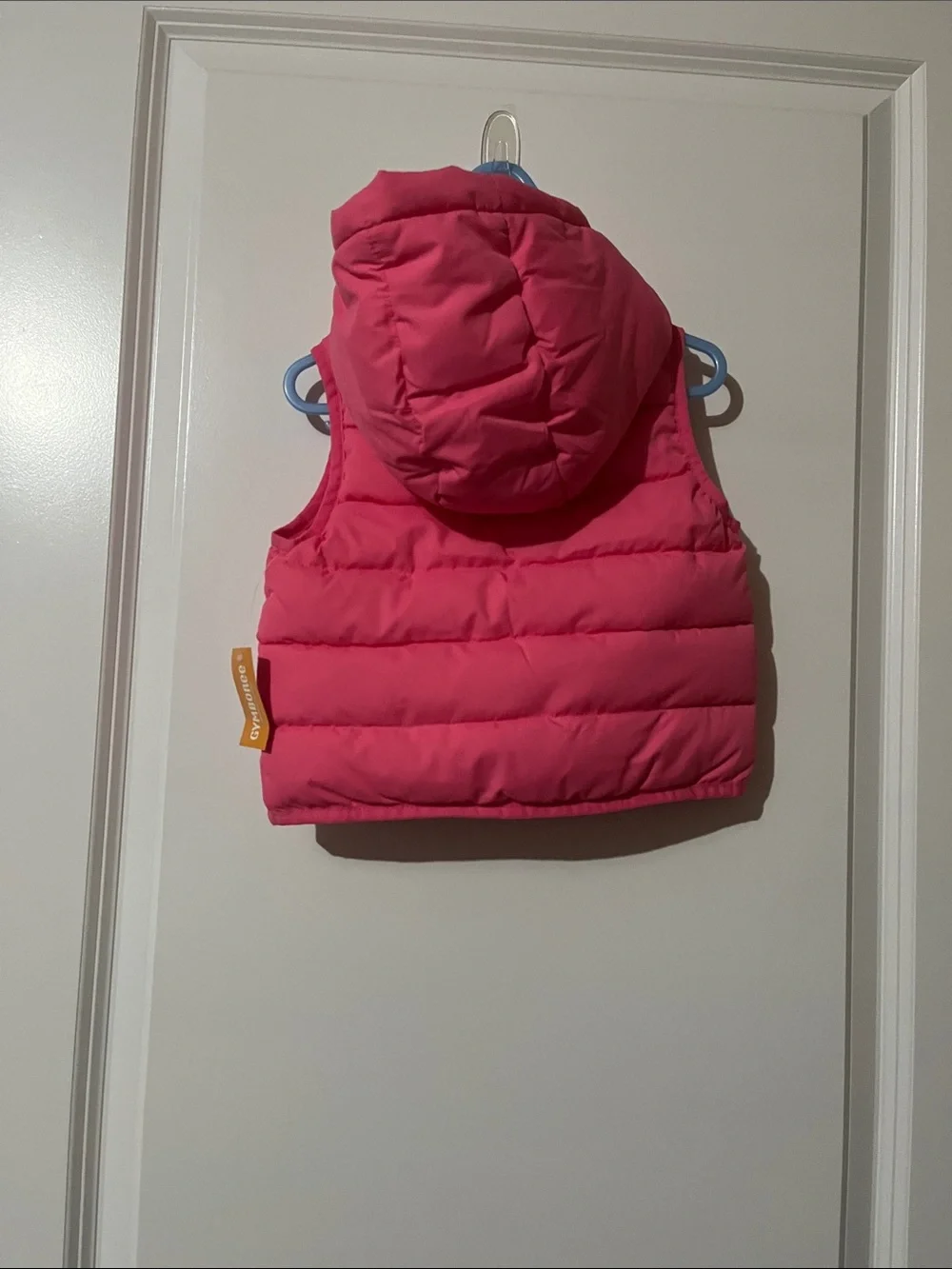 Gymboree Bright Pink Hooded Puffer Vest